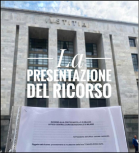 Il deposito del ricorso in Corte di Appello di Milano